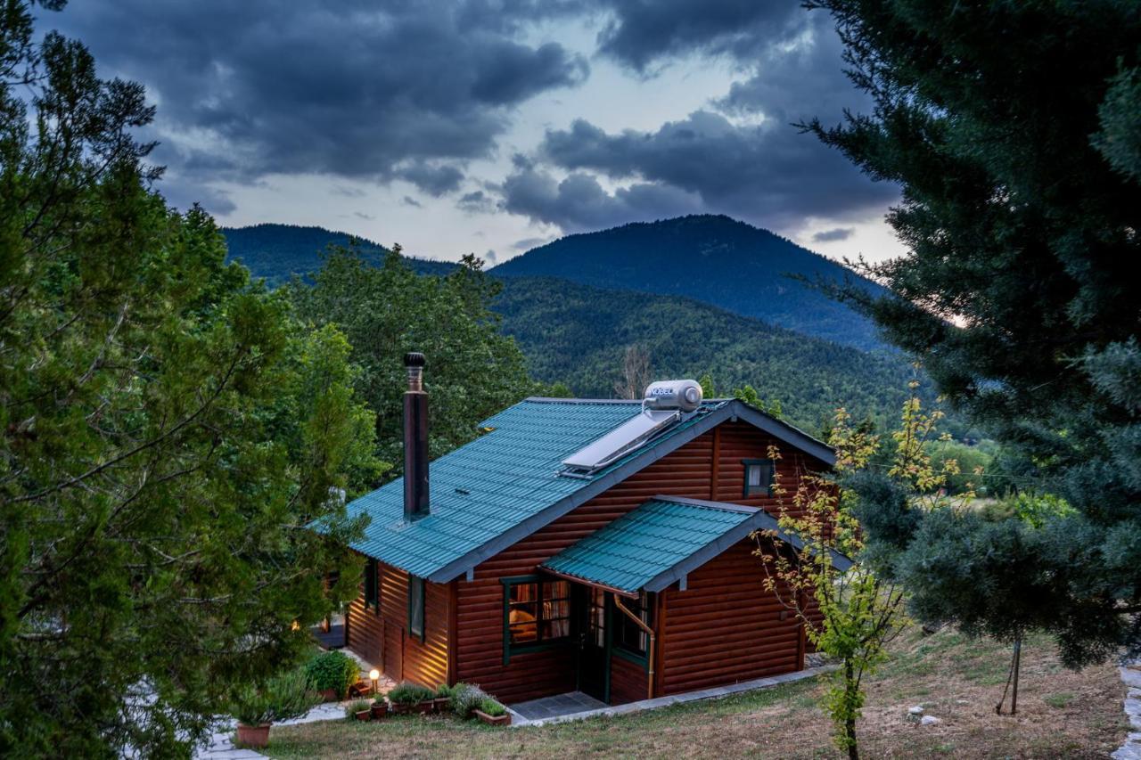 Chalet Likouresi Village Karpenísion Dış mekan fotoğraf